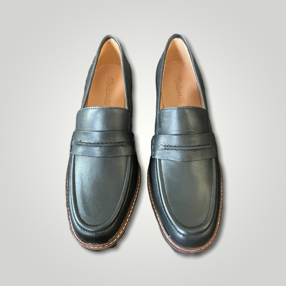 Madewell The Corinne Lugsole Loafer - Black - size 7.5 - NWOT